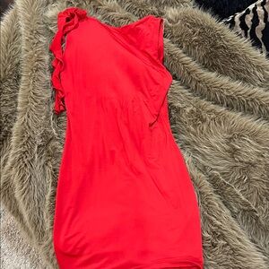 Meshki Red Mini Dress